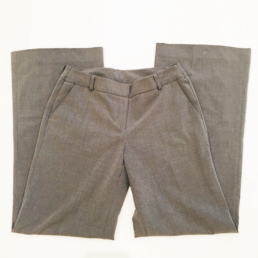 New York & Co Gray Wide Leg Trousers 4